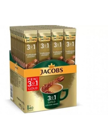 Jacobs 3ü1 Arada Kahve Yumuşak 40x18 g