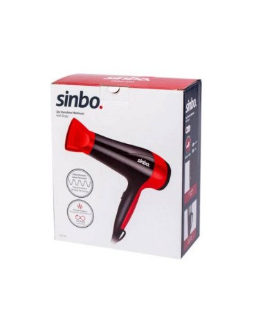 Sinbo Kırmızı Saç Kurutma Fön Makinesi Shd-7093