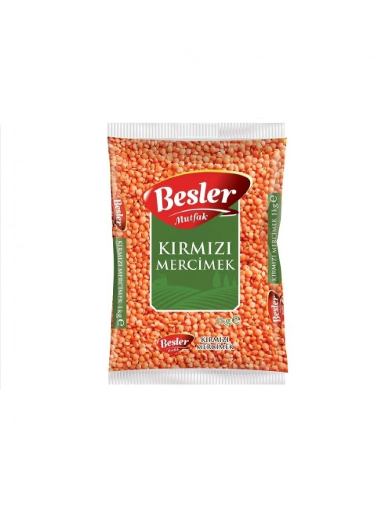 Besler Mutfak Kırmızı Mercimek 1 kg