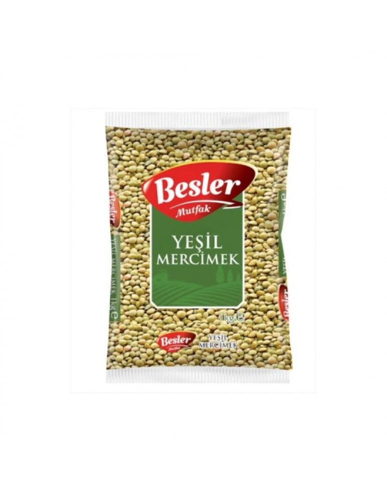 Besler Mutfak Yeşil Mercimek 1 kg