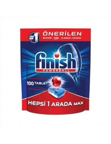 Finish Hepsi Birarada Bulaşık Makinesi Tableti 100'lü