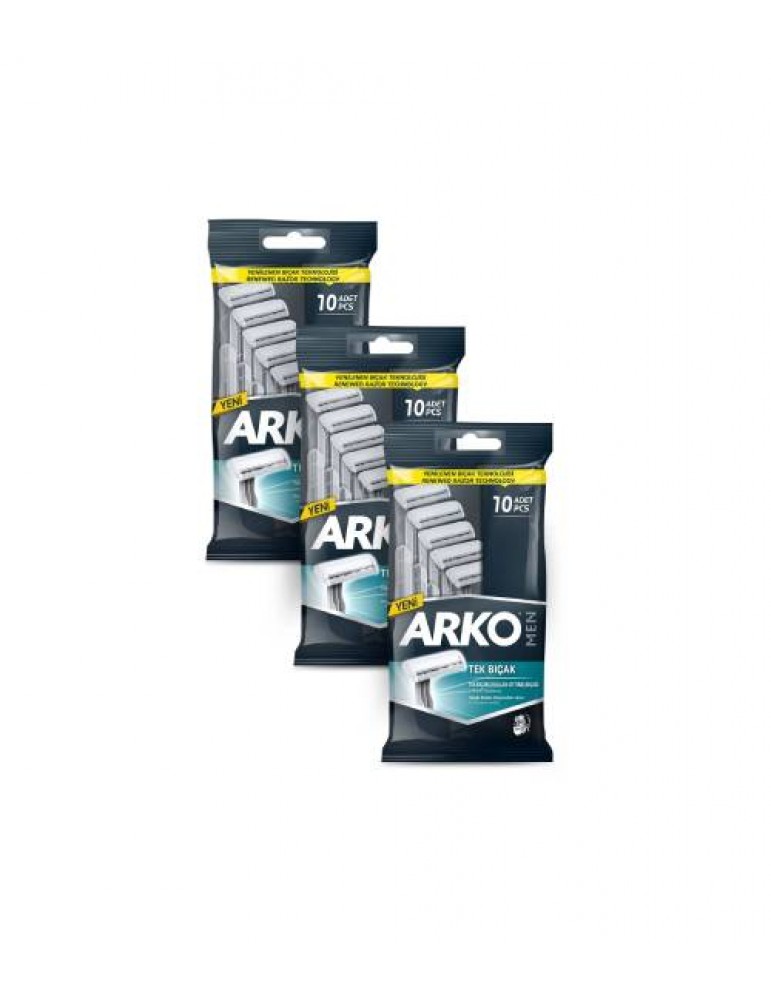 Arko Men T1 Tıraş Bıçağı 30'lu Kullan At Bıçak