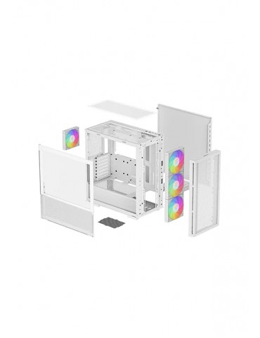 DEEPCOOL CH560-DIGITAL-WH CH560 Digital White Midtower ATX