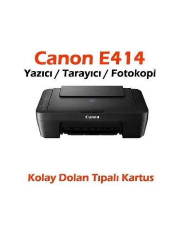 Canon Dolan Kartuşlu E414 Yazıcı / Tarayıcı / Fotokopi 8697204232607