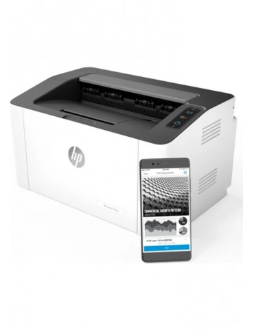 HP Laser 107w WiFi Mono Lazer Yazıcı Dakikada 20 sayfaya kadar baskı hızı, Siyah Beyaz