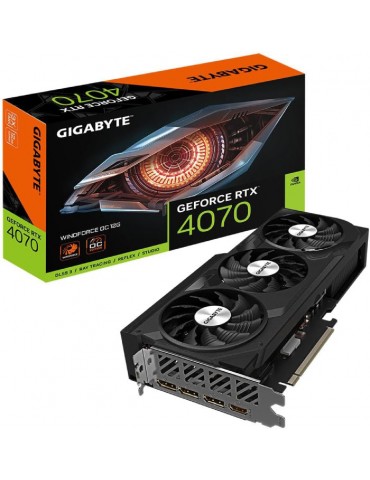 GIGABYTE GVN4070WF3OC-12GD Nvidia RTX 4070 12 GB 192 Bit DDR6X PCI-E 4.0 Ekran Kartı