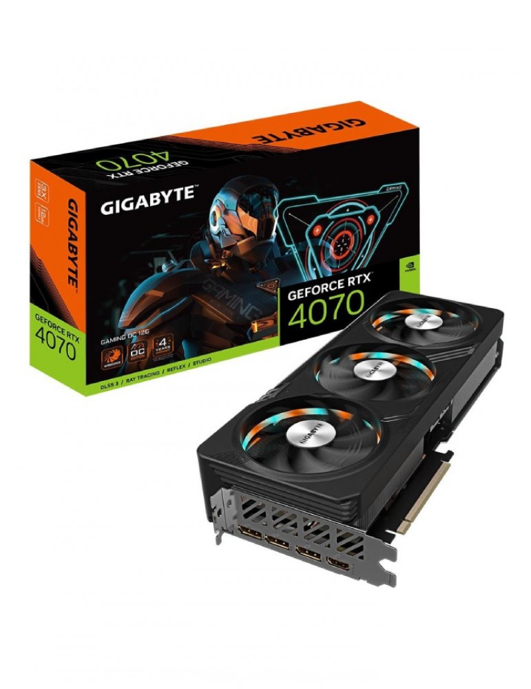 GIGABYTE GVN4070GAM-OC-12GD GeForce RTX 4070 12GB 192Bit GDDR6X PCI-E 4.0 Ekran Kartı