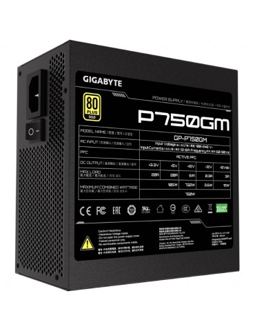 GIGABYTE GP-P750GM GP-P750GM 750W ATX 80+ Gold Güç Kaynağı