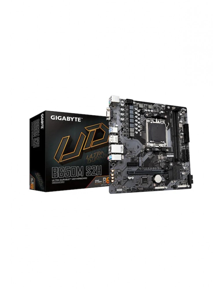 GIGABYTE B650M-S2H AMD Socket AM5:Supports AMD Ryzen™ 7000 Series Processors