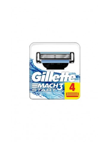 Gillette Mach 3 Start Tıraş Bıçağı 4'lü Yedek Başlık