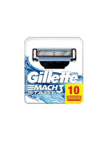 Gillette Mach3 Start Yedek Tıraş Bıçağı 10 Adet