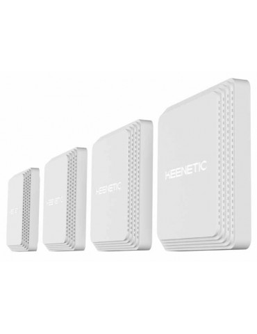 KEENETIC KN-3510-41EN KN-3510-41EN AX1800 Mesh Wi-Fi 6 PoE Router/Extender/AP 2-Port Gigabit 4-Pack