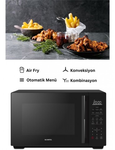 Kumtel HMAF23-01 Air Fryer Kombo Mikrodalga Fırın