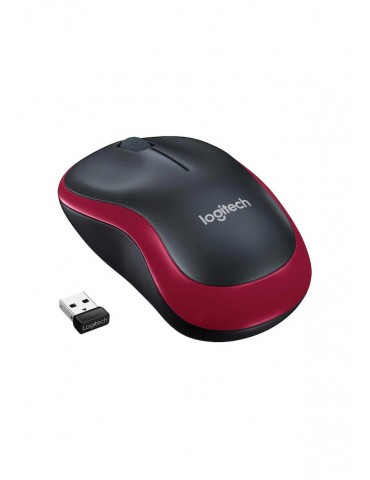 LOGITECH M185 910-002237 M185 Kablosuz Optik 1000DPI Kırmızı Siyah Mouse