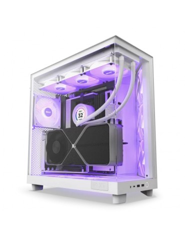 NZXT CC-H61FW-R1 H6 Flow RGB Beyaz ATX Mid Tower Kasa