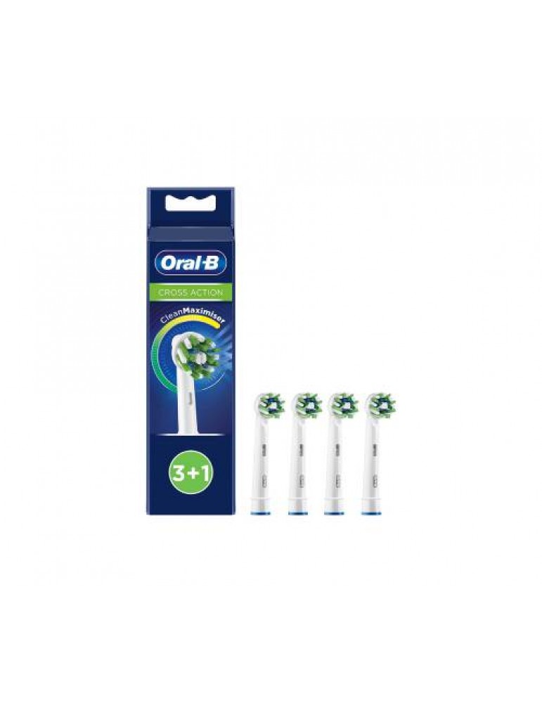 Oral-B Cross Action Clean Maximizer Yedek Başlık 3+1