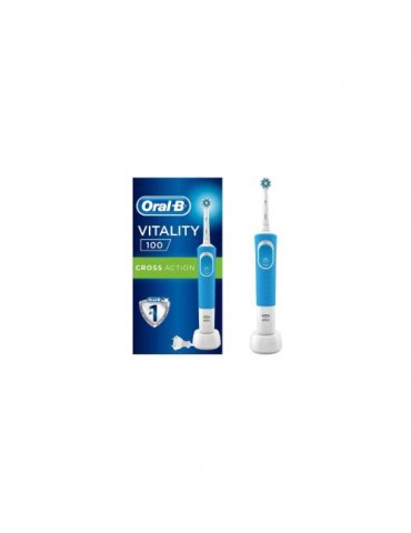 Oral-B D100 Şarj Edilebilir Diş Fırçası Cross Action Mavi