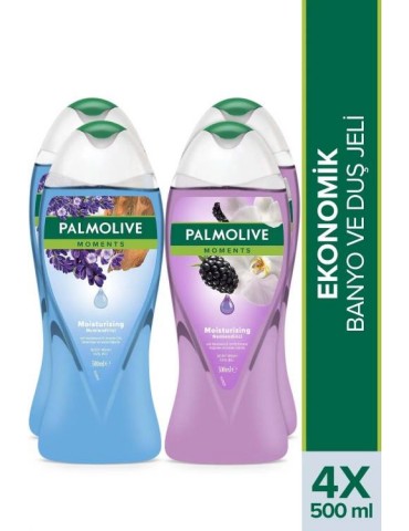 Palmolive Moments Nemlendirici Banyo Ve Duş Jeli 500 ml X 4 Adet