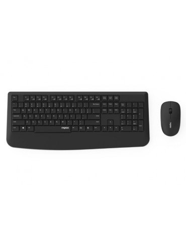 RAPOO X1900 KABLOSUZ KLAVY 18039 X1900 Kablosuz TR Siyah Klavye Mouse Set