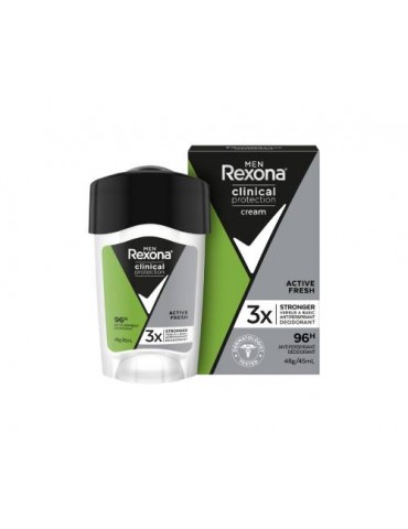 Rexona Erkek Clinical Protection Deodorant Stick Active Fresh 45 ml