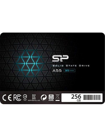 SILICONPOWER 256GB 2.5"550/450 SP256GBSS3A55S25 256GB Sata 3.0 550-450MB/s 2.5" Flash SSD