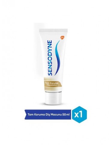 Sensodyne Tam Koruma Beyazlatıcı Diş Macunu 50 ml