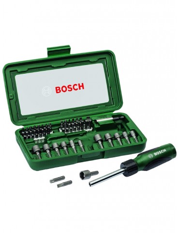 Bosch 46 Parça Tornavida Vidalama Lokma Uçlu Aksesuar Seti - 2607019504