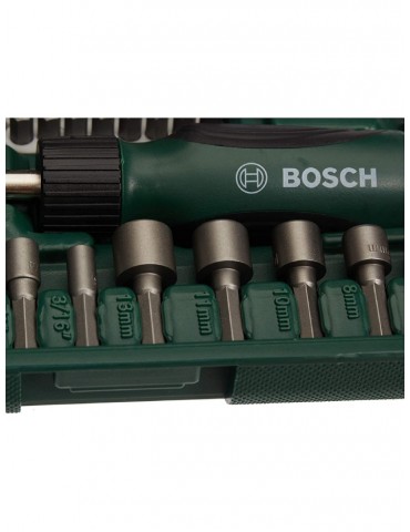 Bosch 46 Parça Tornavida Vidalama Lokma Uçlu Aksesuar Seti - 2607019504