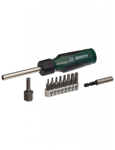 Bosch 46 Parça Tornavida Vidalama Lokma Uçlu Aksesuar Seti - 2607019504