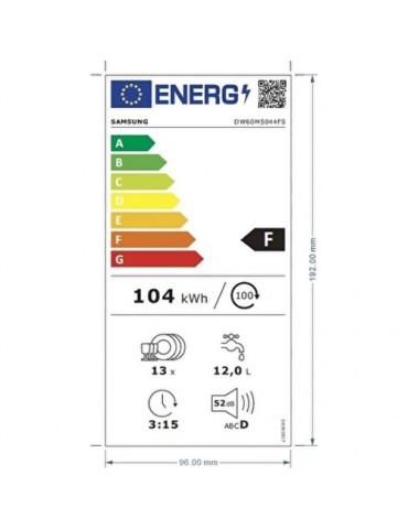 Samsung DW60M5044FS Inox Bulaşık Makinesi