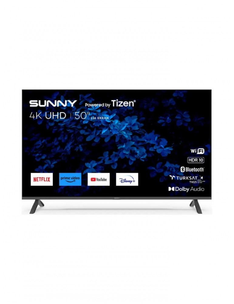 Sunny SN50FMN501 50" 126 Ekran Uydu Alıcılı 4K Ultra HD Smart LED TV (Çerçevesiz)